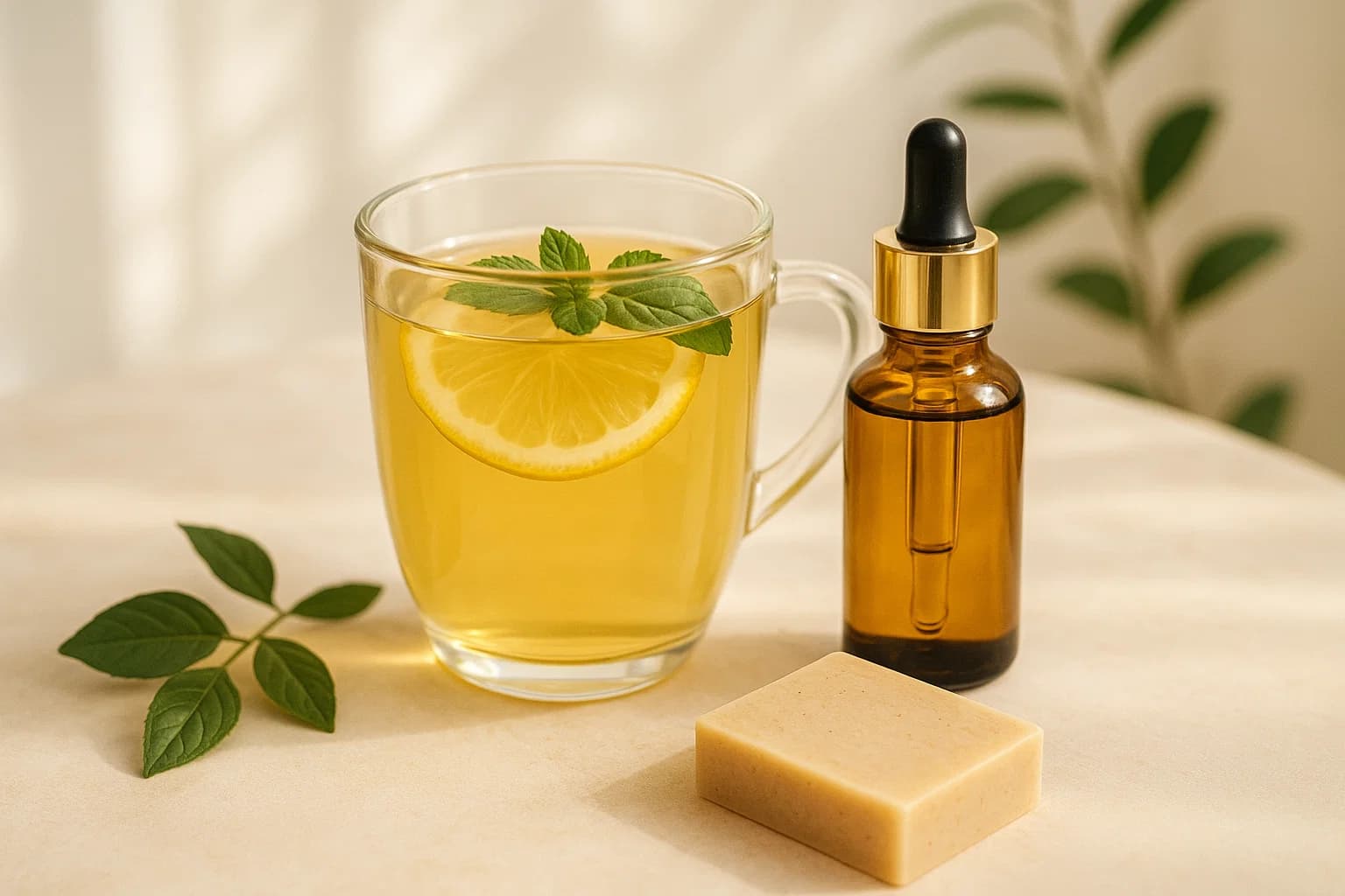 Jus de tisane détox